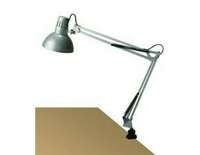 Stolní lampa Arno stříbrná E27 1×60W RABALUX 4216