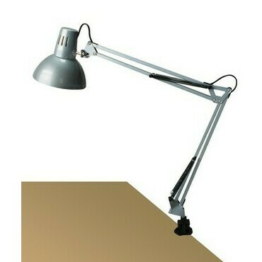 Stolní lampa Arno stříbrná E27 1×60W RABALUX 4216
