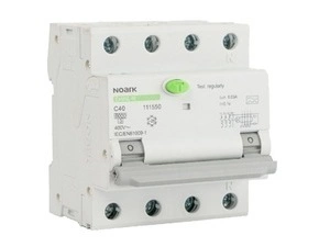 NOARK 111530 Ex9NL-N 3P+N B16 A 30mA EU Proud. chránič s nadpr. ochr., Icn=6kA, 3+Npól, char. B, In=
