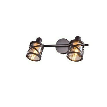 Bodové svítidlo Oberon hnědá E14 2×40W RABALUX 5336