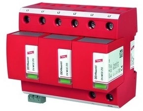 DEHN 951305  Kombinovaný svodič přepětí ventil M pro třípólové TN-C systémy, s modulem dálkové s DEH DEHN