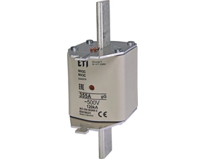 ETI 004186223 pojistka, NH3C gG 355A/500V