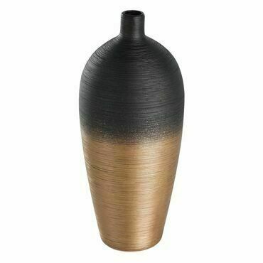 Keramická váza h-355 gold SARYKSU černá EGLO