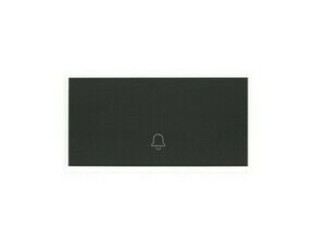 Kryt mechanického spínače SIMON 10000017-238,/tlačítka, černá matná