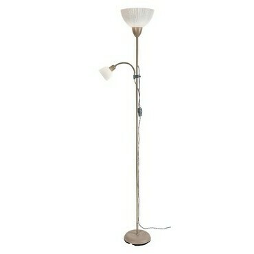 Stojací lampa Action Pro šedo-béžová E27 1×60W RABALUX 74103