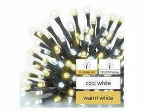 EMOS D4AN02 120LED XMAS CLS TIMER 12M WW/CW FLASH