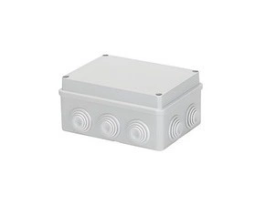 Spojovací krabice GEWISS GW44006 s víkem, nerezové šrouby, ip55, 150x110x70, šedá