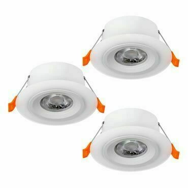 Svítidlo zapuštěné EGLO SET 3X LED-EINBAUSPOT O100 WS CALONGE