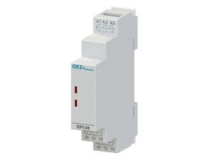 OEZ:43254 RPI-08-003-UNI-SE Instalační relé Uc AC 24 ÷ 230 V, DC 24 ÷ 220 V, 3x přepínací kontakt 8