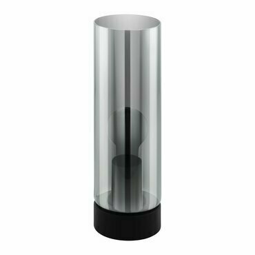 Svítidlo stolní EGLO TL 1 E27 SCHWARZ SW-TRANSP.DAMASCO 1