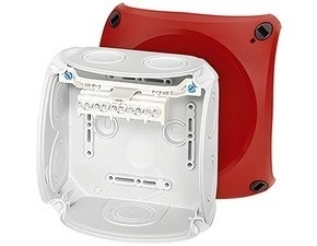 HEN DK 0604 R Krabcová rozvodka pro vnitřní a venkovní chráněné instalace IP 66, se svorkovnicí do 4