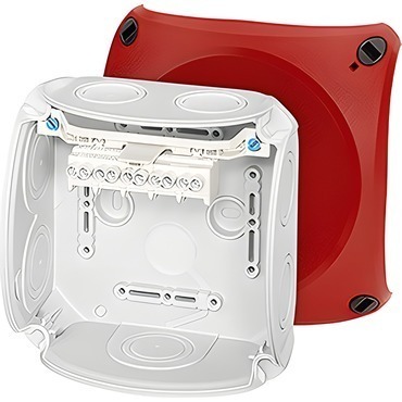 HEN DK 0604 R Krabcová rozvodka pro vnitřní a venkovní chráněné instalace IP 66, se svorkovnicí do 4