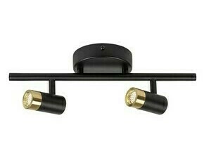Koupelnové svítidlo Kadir černá/zlatá LED 6W RABALUX 75041