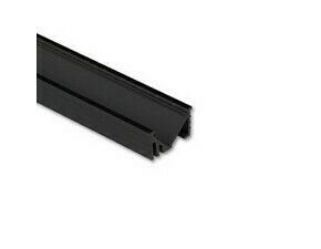 Profil vestavný MC LED VK 21x11mm bez difuzoru černý 2m