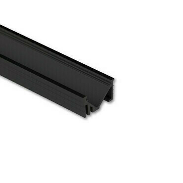 Profil vestavný MC LED VK 21x11mm bez difuzoru černý 2m
