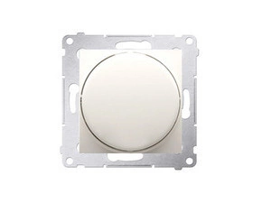 SIMON 54 DS9L.01/41 Stmívač pro stmívatelné LED, tlačítko-otočný,  2-250W, 230V (strojek s krytem),