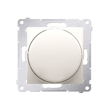 SIMON 54 DS9L.01/41 Stmívač pro stmívatelné LED, tlačítko-otočný,  2-250W, 230V (strojek s krytem),