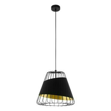 Závěsné svítidlo AUSTELL černá O360 mm 1X60W EGLO
