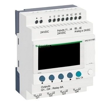 SCHN SR2B121BD ZL COMPACT 24VDC s hod 8DI(4AI)/4RO RP 0,27kč/ks