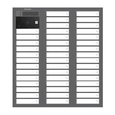 DV SYSTEM: 42 až 45 tlačítek + KAMERA + BOD Lite: čtečka RFID čipů MIFARE 13,56MHz (4M+4M+4M) - Do z