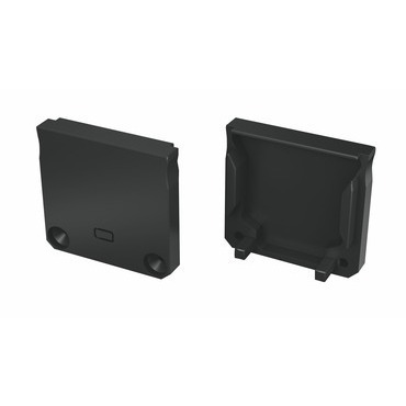 Koncovka profilu GREENLUX EC-PROFIL DILEDA BLACK HT (12-0932-01)