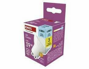 EMOS ZQ8E24 LED CLS MR16 4W(39W) 450lm GU10 CW
