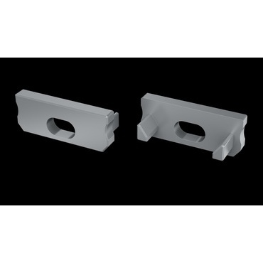 Koncovka profilu GREENLUX EC-PROFIL D GRAY HO (12-0054-00)