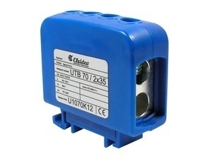 BEČOV U1070K12 Svorka UTB 70/2×35 modrá