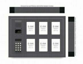 CZPHONE 4004092034 S elektronickým papírem (E-INK) FlatLine: ANTRACIT - MELODY: klávesnice až 96 jme