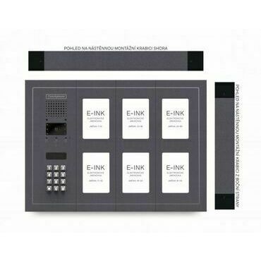 CZPHONE 4004092034 S elektronickým papírem (E-INK) FlatLine: ANTRACIT - MELODY: klávesnice až 96 jme