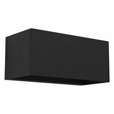 Svítidlo venkovní EGLO AL-LED-WL 4 SCHWARZ KLAR LESMO, nástěnné