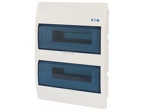 Rozvodnice zápustná EATON 280356 BC-U-2/24-ECO, průhledné plast. dveře, 2 řady, 24 modulů