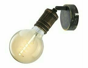 Svítidlo RABALUX 3214 FIDEL antická zlatá E27 1x MAX 25W