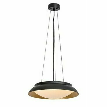 LED svítidlo závěsné RABALUX 72134 HAFSA černá/zlatá LED 24W