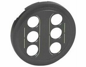 LEG 067864 CL KRYT ZÁSUVKA 2xRCA GRAFIT