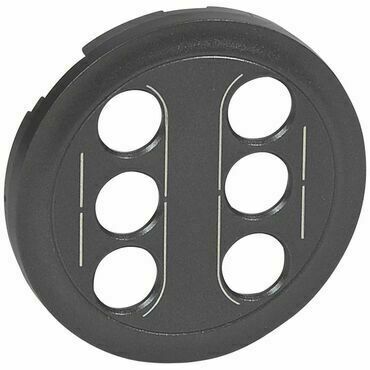 LEG 067864 CL KRYT ZÁSUVKA 2xRCA GRAFIT