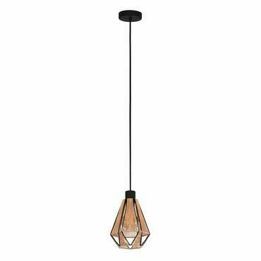Závěsné svítidlo ADWICKLE černá 170×145 mm 1x40W EGLO