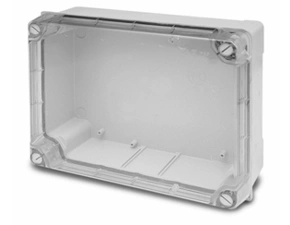 FAM Krabice AcquaBOX 3045 IP55 320x250x135mm průhledné víko, hladké boky