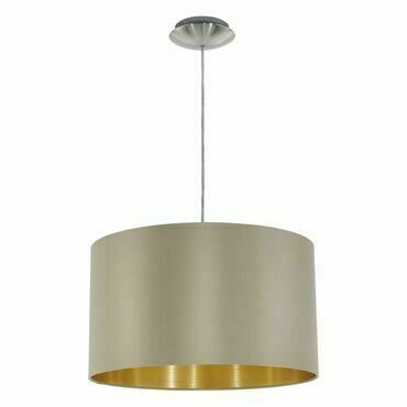 Závěsné svítidlo MASERLO matný nikl O380 mm 1X60W EGLO