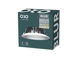 LED svítidlo vestavné LED POL ORO BLUR LED 30W NW-W