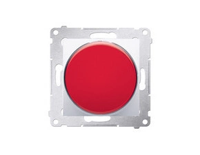 SIMON 54 DSS2.01/11 Signalizační a orientační osvětlení s LED, světlo červené., (strojek s krytem) 2