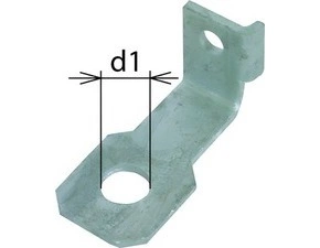 Třmen připojovací DEHN 923326, IF 1, úhlový, průměr otvoru d1 26mm