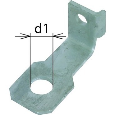 Třmen připojovací DEHN 923326, IF 1, úhlový, průměr otvoru d1 26mm