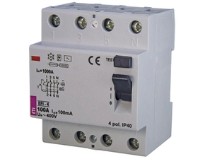 Chránič čtyřpolový ETI 002062153 EFI-4 AC 100/0,1