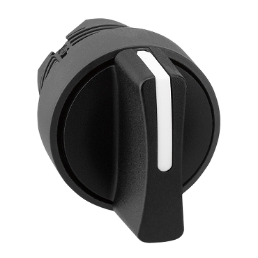 SCHN ZB5AD8 Ovládací hlavice otočná - 3 polohy s návrat. zprava do středu - černá