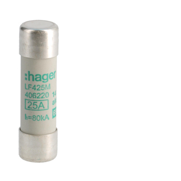 HAG LF425M Pojistka válcová, velikost 14x51, 25A aM, 690V AC