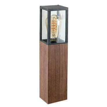 Venkovní sloupkové svítidlo Wales dub E27 1×60W RABALUX 7196