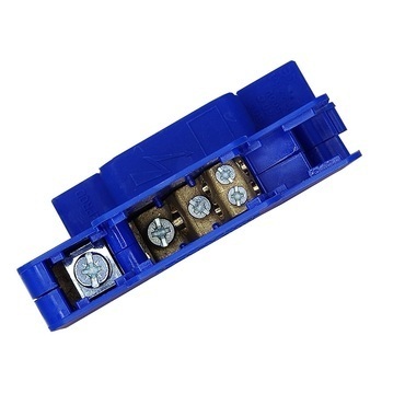 BEČOV UB3510.12 Distribuční blok DTB 35/2x16+2x6 modrý