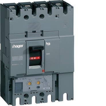 HAG HMW251JR Kompaktní jistič h3+ P630 LSI 50 kA, 4-pólový, In 250 A