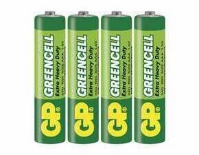 Baterie zinková GP GREENCELL B1211 AAA (R03) 4BL
